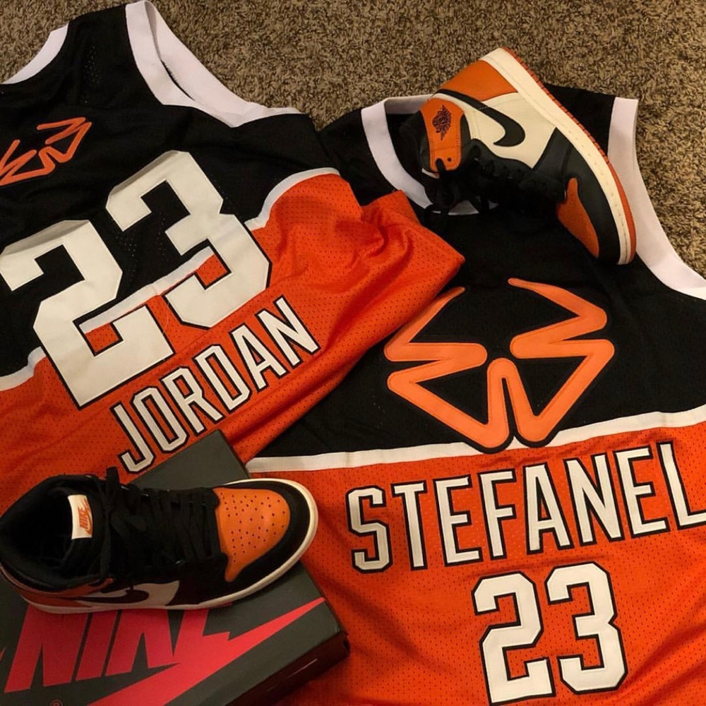 Shattered Back Board Jordan Jersey